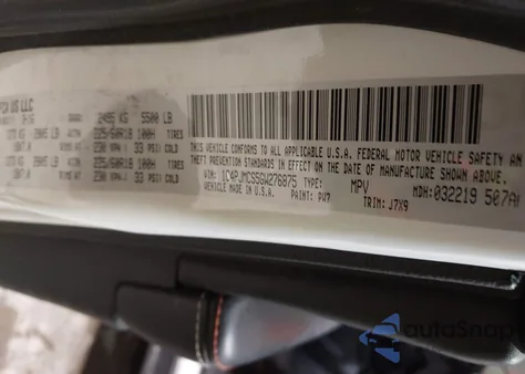 2016 Jeep Cherokee 75Th Anniversary from USA, damaged, VIN 1C4PJMCS5GW276875